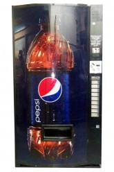 Vendo 480 -10 choices for cold drinks, with Pepsi front design.