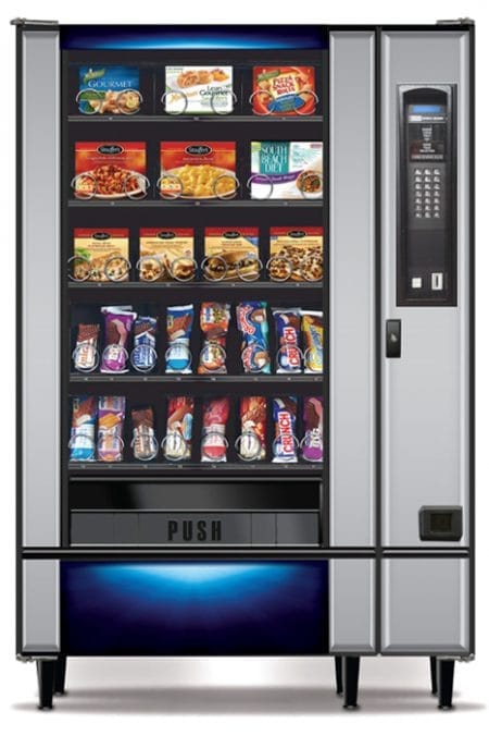 National 455 A Frozen Meals Vending Machine - Distomatic